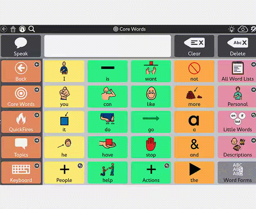 Core First Expandable Grid Sizes