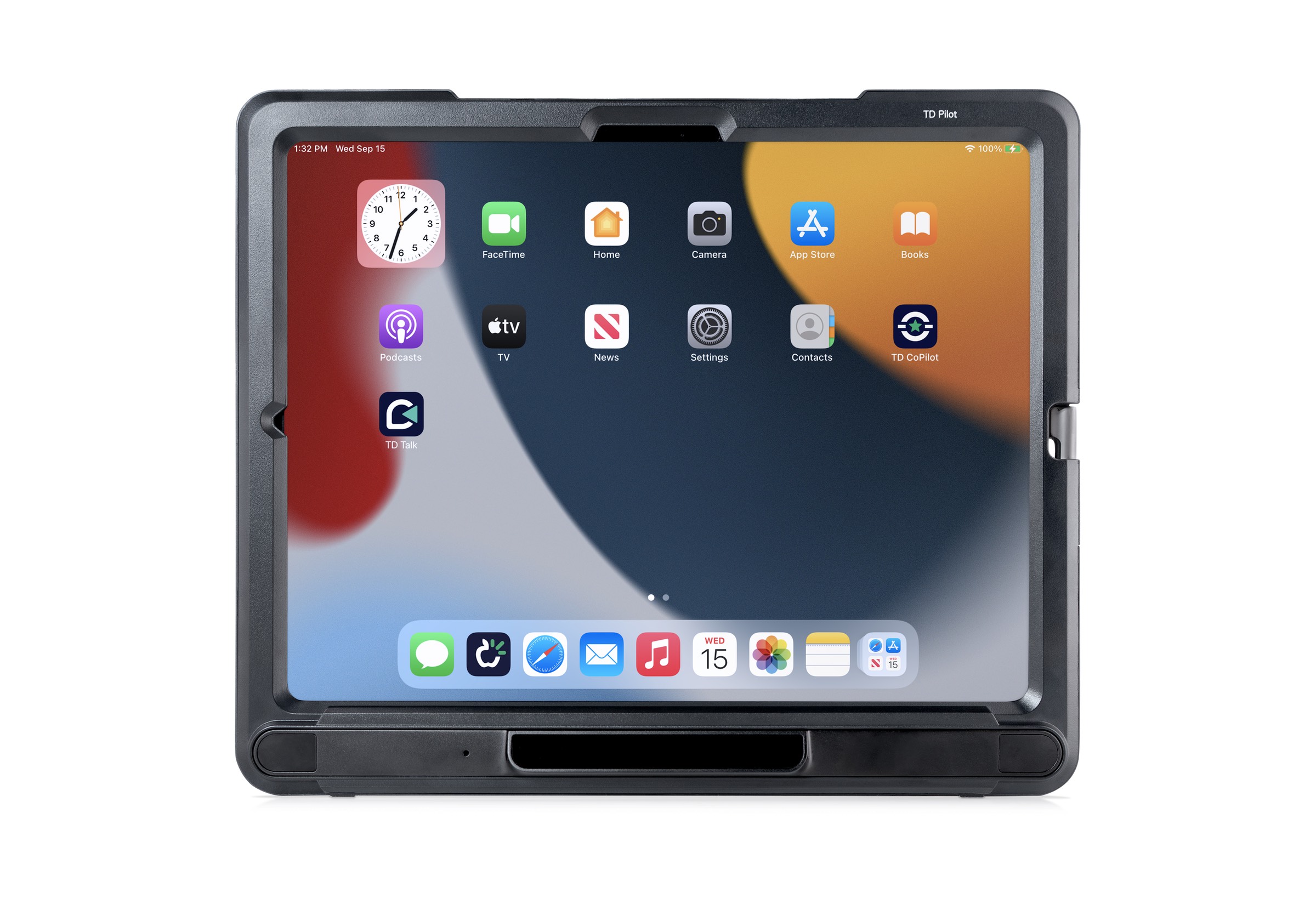 TD-Pilot-Front-Image-Library TD Pilot eye-controlled communication device for iPad front view.